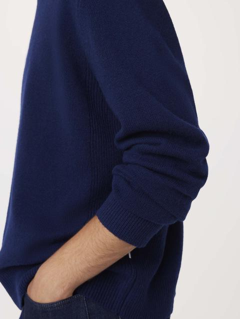 Frank And Oak The Lambswool Sweater in Royal Blue High Quality