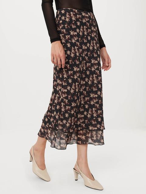 Frank And Oak The Layered Maxi Skirt in Black Best Seller