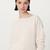 Frank And Oak The Lightweight Crewneck Sweater in Light Oatmeal Free shipping