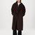 Frank And Oak The Margaret Recycled Wool Topcoat in Dark Chocolate New Arrival