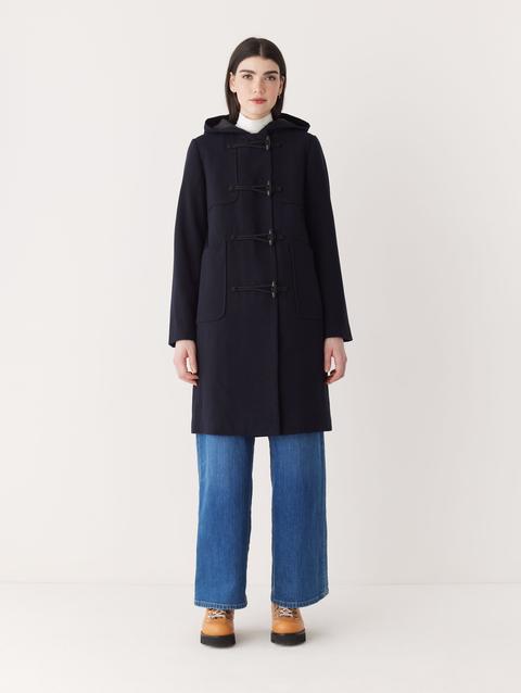 Frank And Oak The Maybelle Duffle Coat in Deep Blue Same Day Delivery