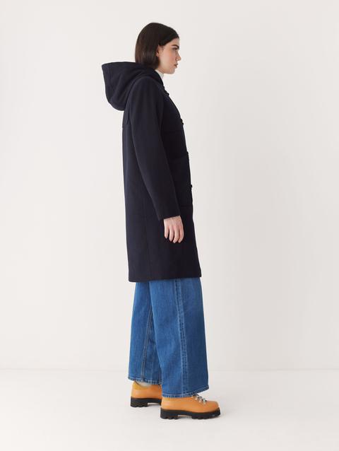 Frank And Oak The Maybelle Duffle Coat in Deep Blue Same Day Delivery