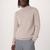 Frank And Oak The Merino Mock Neck Sweater in Light Beige On Sale