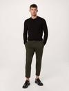 Frank And Oak The Merino Polo Sweater in Black Same Day Delivery