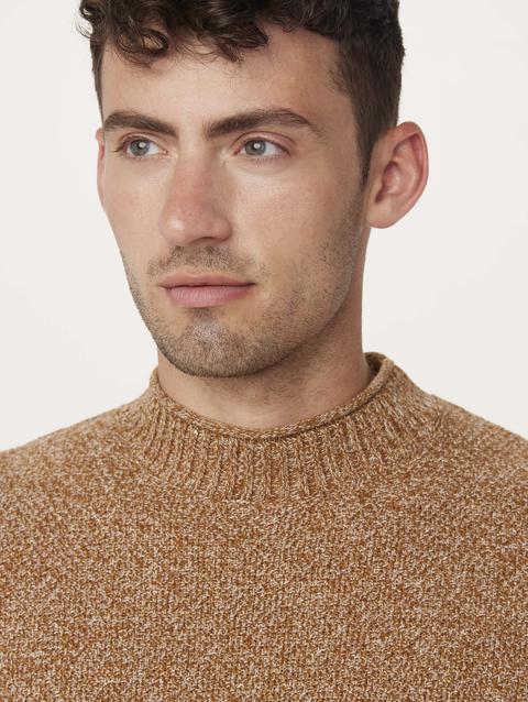 Frank And Oak The Mock Neck Sweater in Pumpkin Spice Best Price