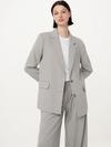 Frank And Oak The Relaxed 2-Button Blazer in Light Grey Same Day Delivery