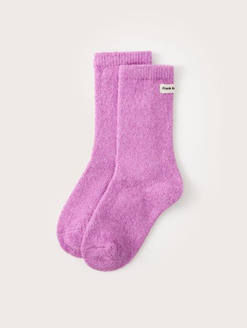 Frank And Oak The Seawool® Socks in Mulberry On Sale