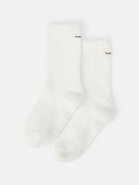 Frank And Oak The Seawool® Socks in White High Quality