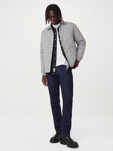 Frank And Oak The Skyline Collared Jacket in Grey For Sale