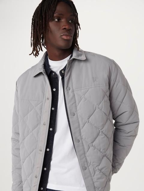 Frank And Oak The Skyline Collared Jacket in Grey For Sale