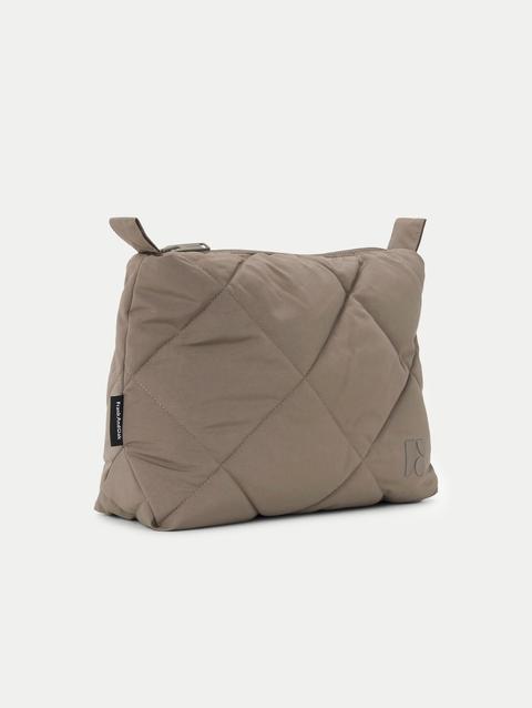 Frank And Oak The Skyline Dopp Kit in Dark Taupe New Arrival