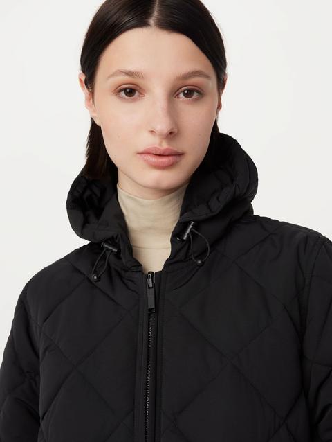 Frank And Oak The Skyline Maxi Hooded Coat in Black Best Seller