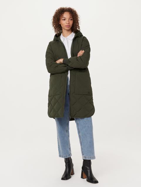 Frank And Oak The Skyline Maxi Hooded Coat in Rosin Best Buy