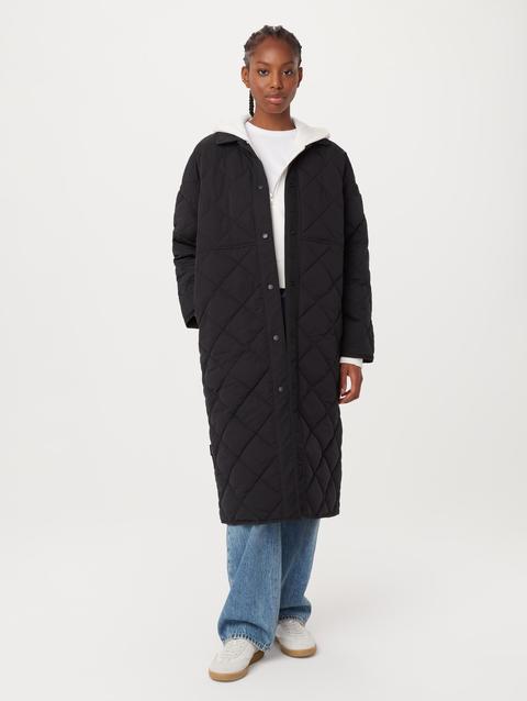 Frank And Oak The Skyline Maxi Jacket in Black High Quality