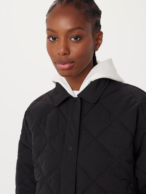 Frank And Oak The Skyline Maxi Jacket in Black High Quality