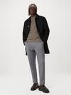 Frank And Oak The Smith Mac Topcoat in Black Free shipping