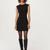 Frank And Oak The Tailored Mini Dress in Black New Arrival