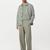 Frank And Oak The Theo Baggy Ripstop Pant in Vetiver Green On Sale