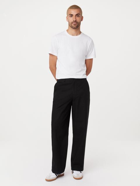 Frank And Oak The Theo Baggy Ripstop Pant in Washed Black On Sale