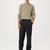 Frank And Oak The Theo Pleated Baggy Pant in Black New Arrival