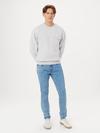 Frank And Oak The Utility Fleece Sweatshirt in Light Grey Best Seller