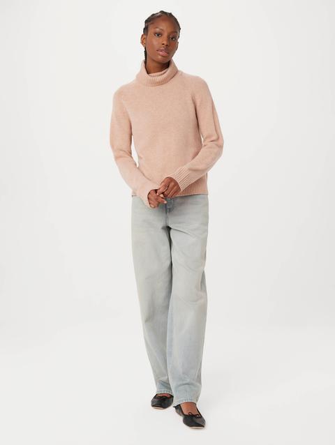 Frank And Oak The Yak Wool Turtleneck in Blush Pink Free shipping