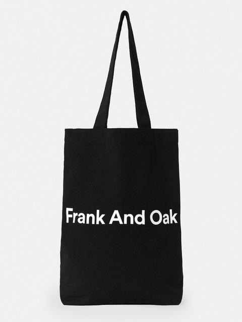 The Frank And Oak Tote Bag in Black On Sale