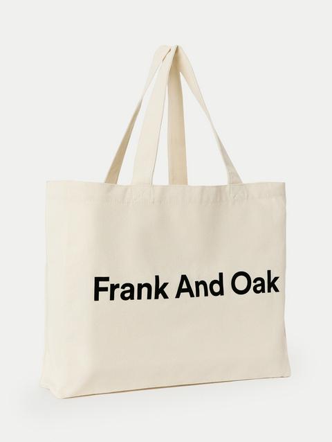 The Large Frank And Oak Tote Bag in Natural Light Best Price